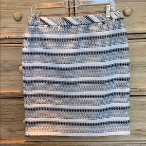 Halogen Black/White Pencil Skirt